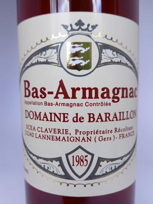 Bas-Armagnac BARAILLON 1985 – Image 3