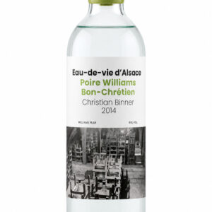 Eau-de-vie d'Alsace CHRISTIAN BINNER Poire Williams Bon Chrétien 2014 (70CL, 61% VOL)